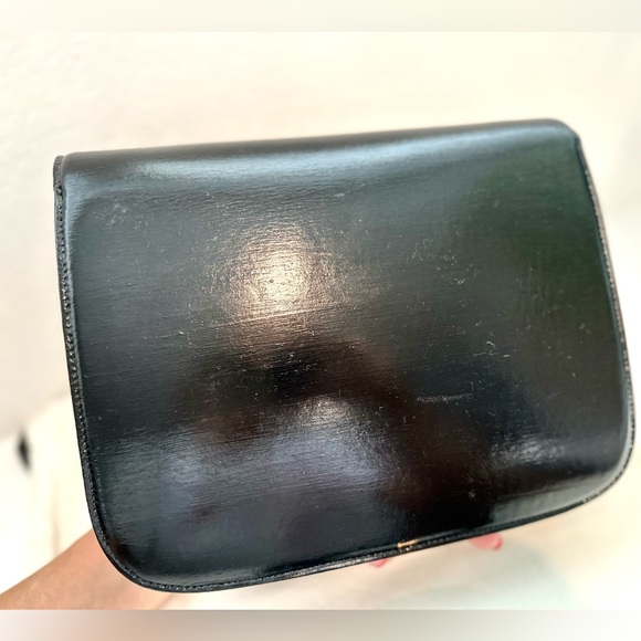 Auth CELINE Classic Smooth Calfskin Medium Box Bag w/ Strap - Picture 4 of 16